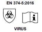 EN 374-5 2016 virus
